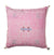 Pink Cactus Silk Pillow Case, Handmade Throw Pillow Cover 19"x19" 