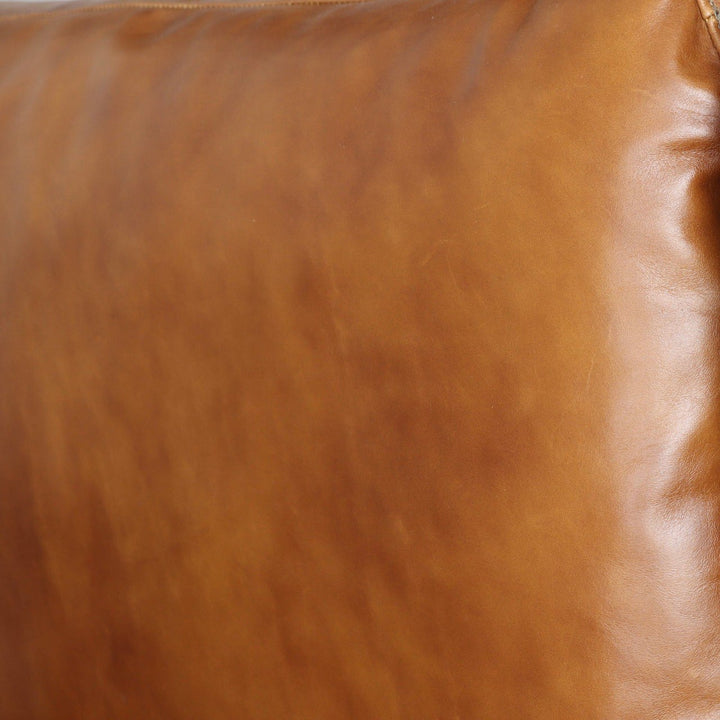 Genuine Leather Headboard Cover, Brown Bed Frame Headboard Cushion
