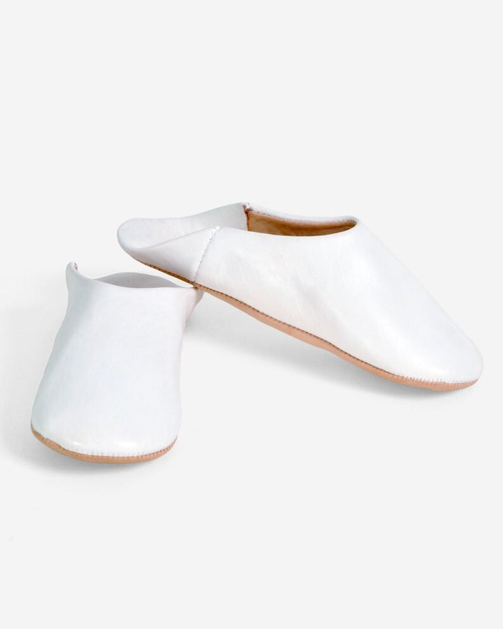 Handmade Leather Black Babouche Slipper, Soft Organic Shoes Comfortable Belgha