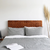 Handmade Woven Leather Strap Headboard - Boho Chic Wall Hanging