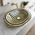 Handcrafted Brass Sink With Resin & Bone Inlay | Geometric Patterns Design
