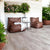 Handmade Leather Lounger Pouf – Square Ottoman Footstool | Floor Cushion