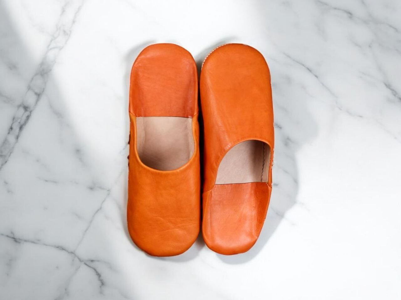 Handmade Leather Black Babouche Slipper, Soft Organic Shoes Comfortable Belgha