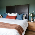 Bed Leather Headboard - Custom Made