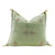 Square Green Cactus Silk decorative Pillow | Authentic Cactus Silk Pillow