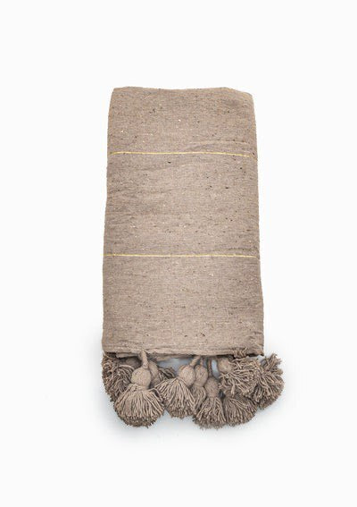 Moroccan Throw Blanket, Camel Throw Bed Blanket, Decorative Boho Bed Throw Cover