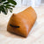 Handmade Genuine Pyramid Beanbag Leather Cover – Decorative Brown Pillow Cushion