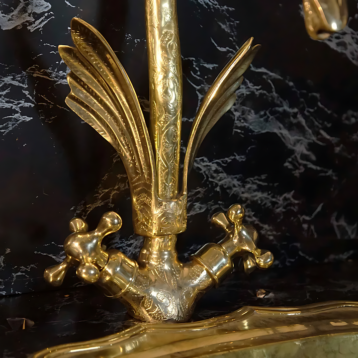 Gooseneck Brass Swan Faucet