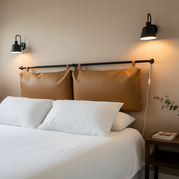 Cognac Hanging Cushion Covers