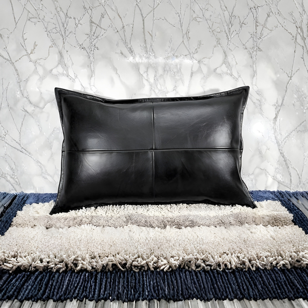 Leather Rectangle Pillow Case