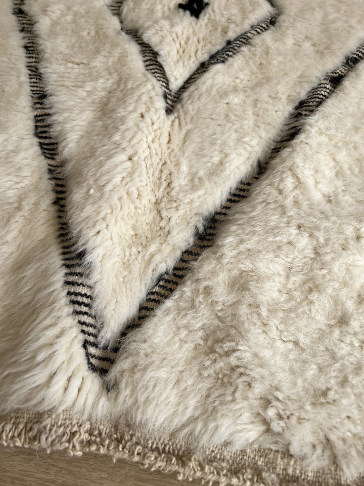 Berber rug - Moroccan rug - Beni ourain rug - Moroccan area rug - Art Design - Beni ourain style - Custom wool rug - wool rug - Handmade rug