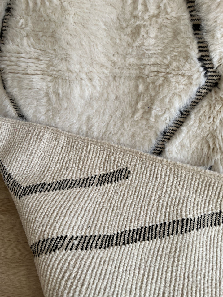 Berber rug - Moroccan rug - Beni ourain rug - Moroccan area rug - Art Design - Beni ourain style - Custom wool rug - wool rug - Handmade rug