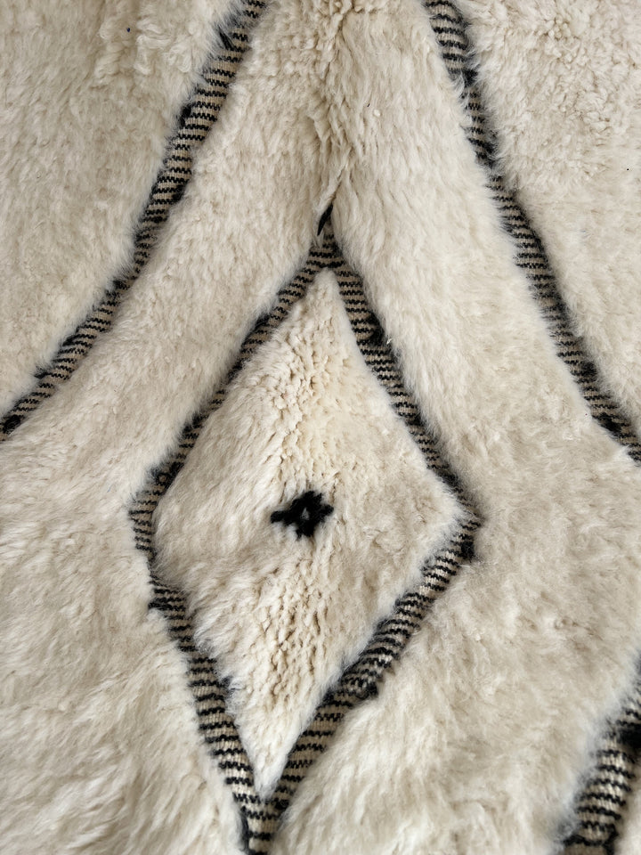 Berber rug - Moroccan rug - Beni ourain rug - Moroccan area rug - Art Design - Beni ourain style - Custom wool rug - wool rug - Handmade rug