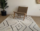 Beni Ourain Wool Rug | Custom Art Design